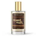 Barberry Coast Boardwalk Eau de Parfum Cologne bottle on a white background. Standard 3.3oz 100ml clear bottle with atomizer sprayer cap.