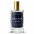 Lavande No. 19 Eau de Parfum cologneby Barberry Coast on a white background. 100ml size.