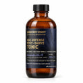 Barberry Coast Lavande No. 19 Age Defense Tonic in a 4 oz amber bottle with a black cap, dark purple botanical label and gold lettering, on a white background.