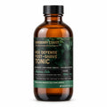 Barberry Coast Nature Isle Age Defense Tonic in a 4 oz amber bottle with a black cap, dark botanical label and green accent band, on a white background.