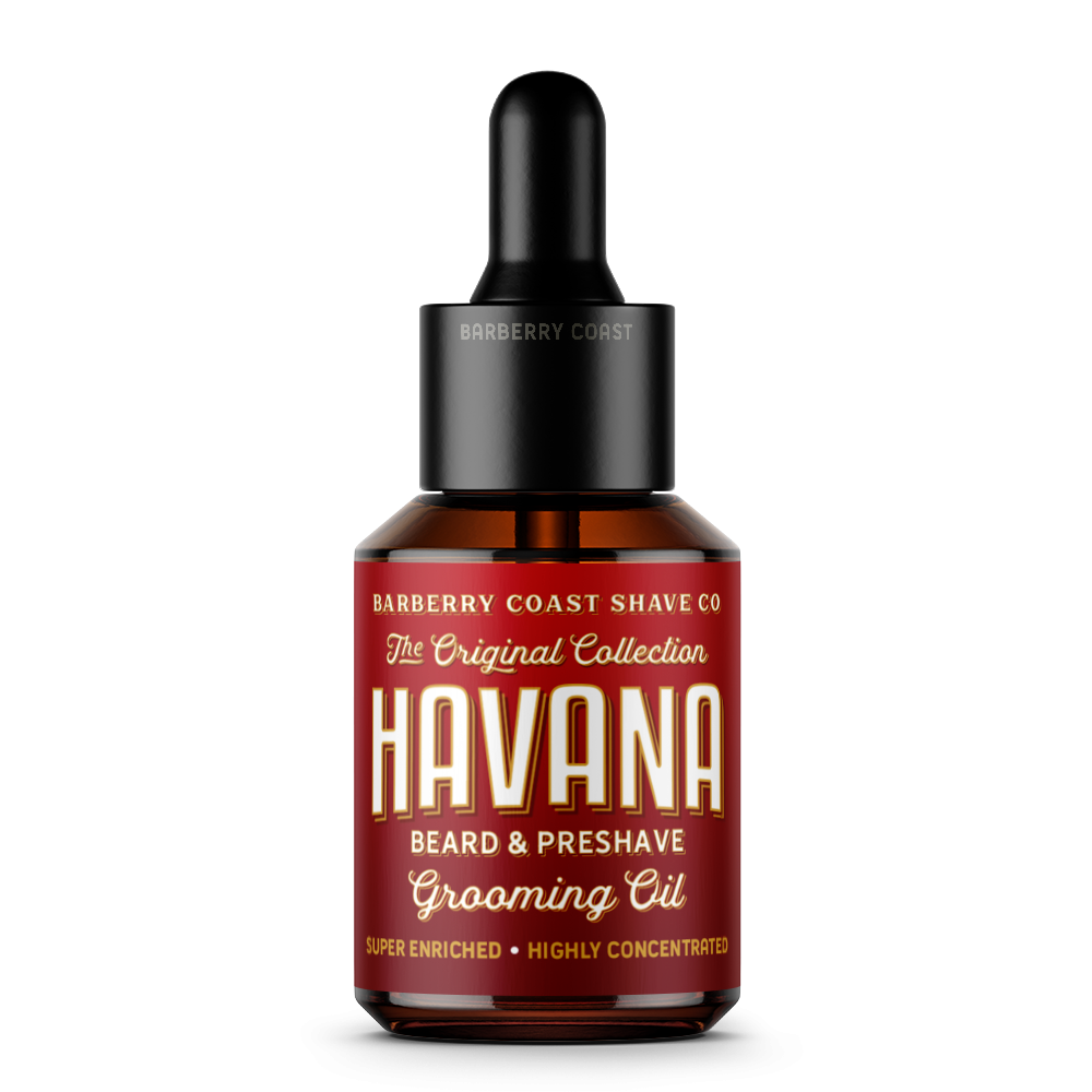 Havana 2-in-1 Grooming Oil - Beard & Preshave - 12 Scent Options