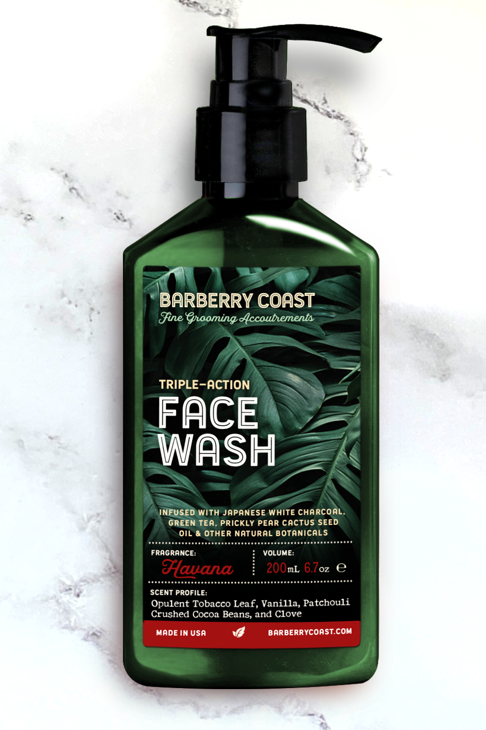 Havana Triple-Action Charcoal Face & Body Wash
