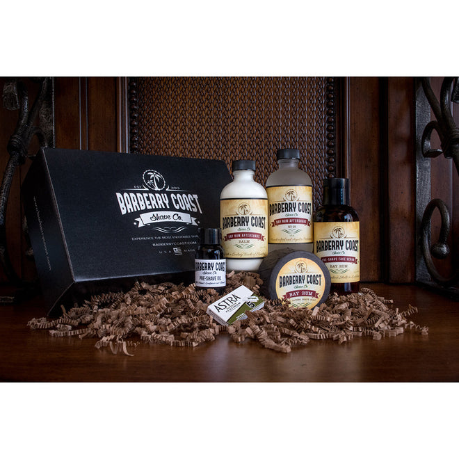 Bay Rum Aftershave Shaving Kit/Gift Set
