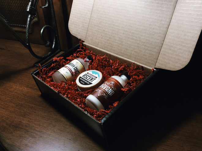 Valentine's Day Mens Grooming Gift Set - FREE Same Day Shipping
